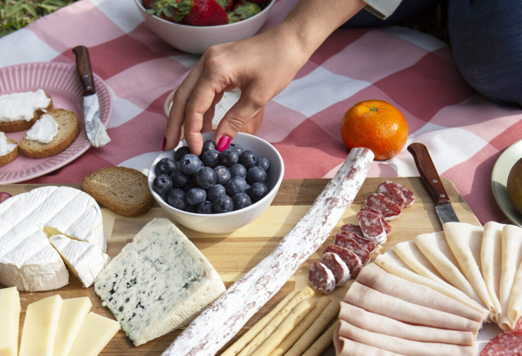 Scenic bush picnic along the Limpopo River during a South African safari